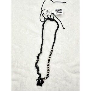 NEW Free People Arrow Choker in Black Star Beaded Bohemian Necklace Layering